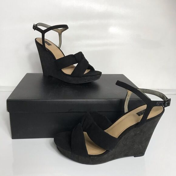 Gili Knotted Kahlie Front Wedge Ankle Strap - Picture 5 of 7